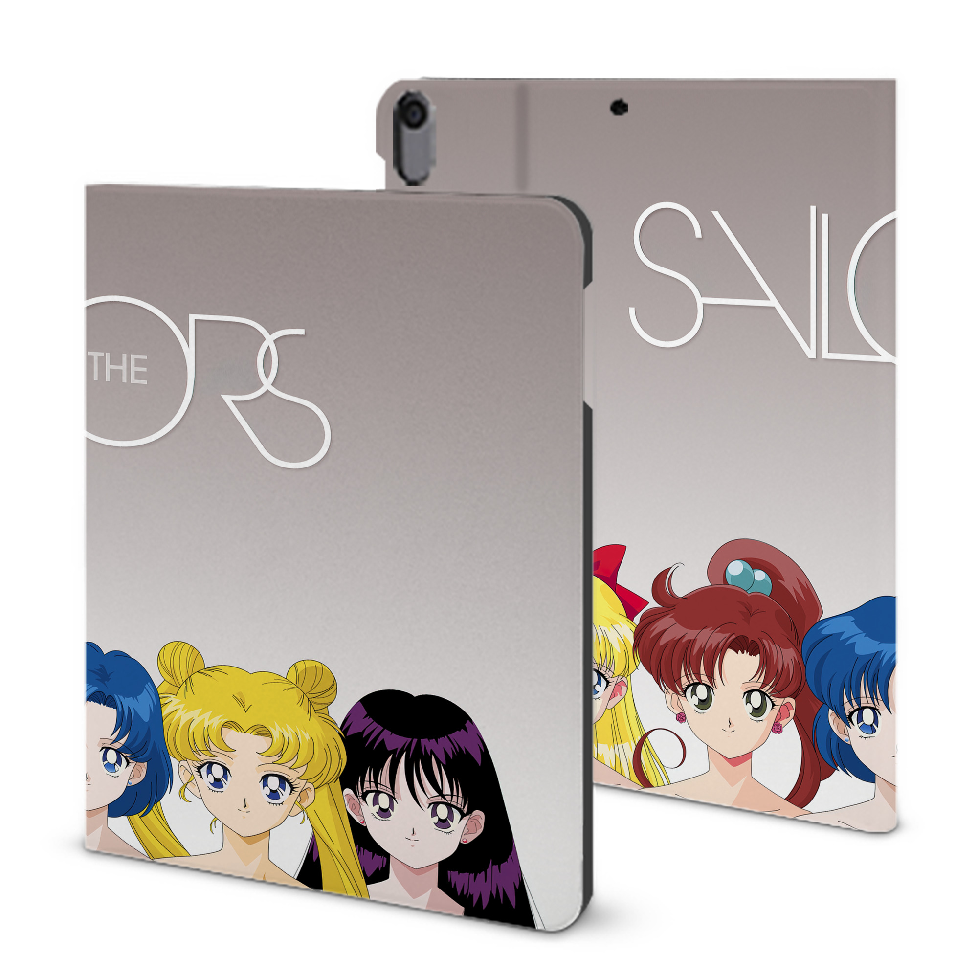 （画像用） 美少女戦士セーラームーン Sailor Moon IPad ケース ブック型 PUレザー TPU 耐衝撃 軽量 薄型 ペン収納なし 全面保護 IPad 各モデル対応
